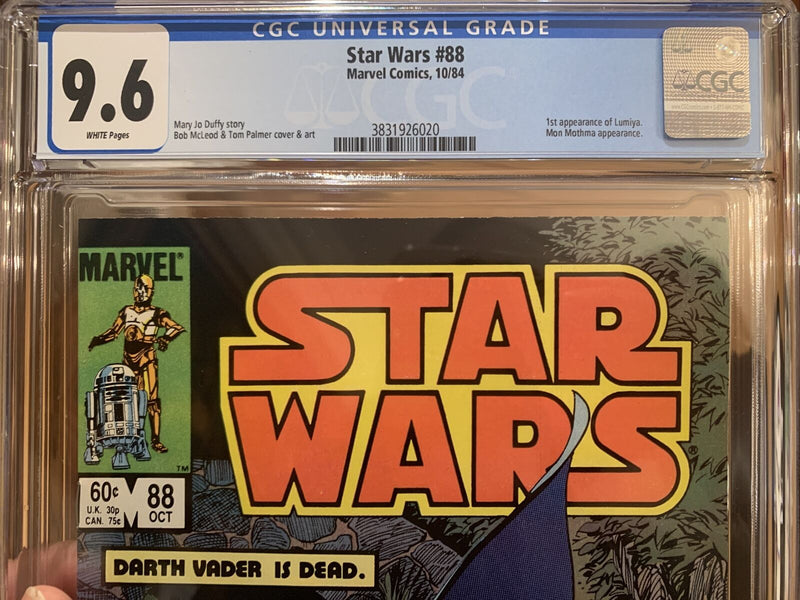 Star Wars 88 CGC 9.6  1st app. Lumiya  Lady Sith Mon Mothma Mandalorian L@@K