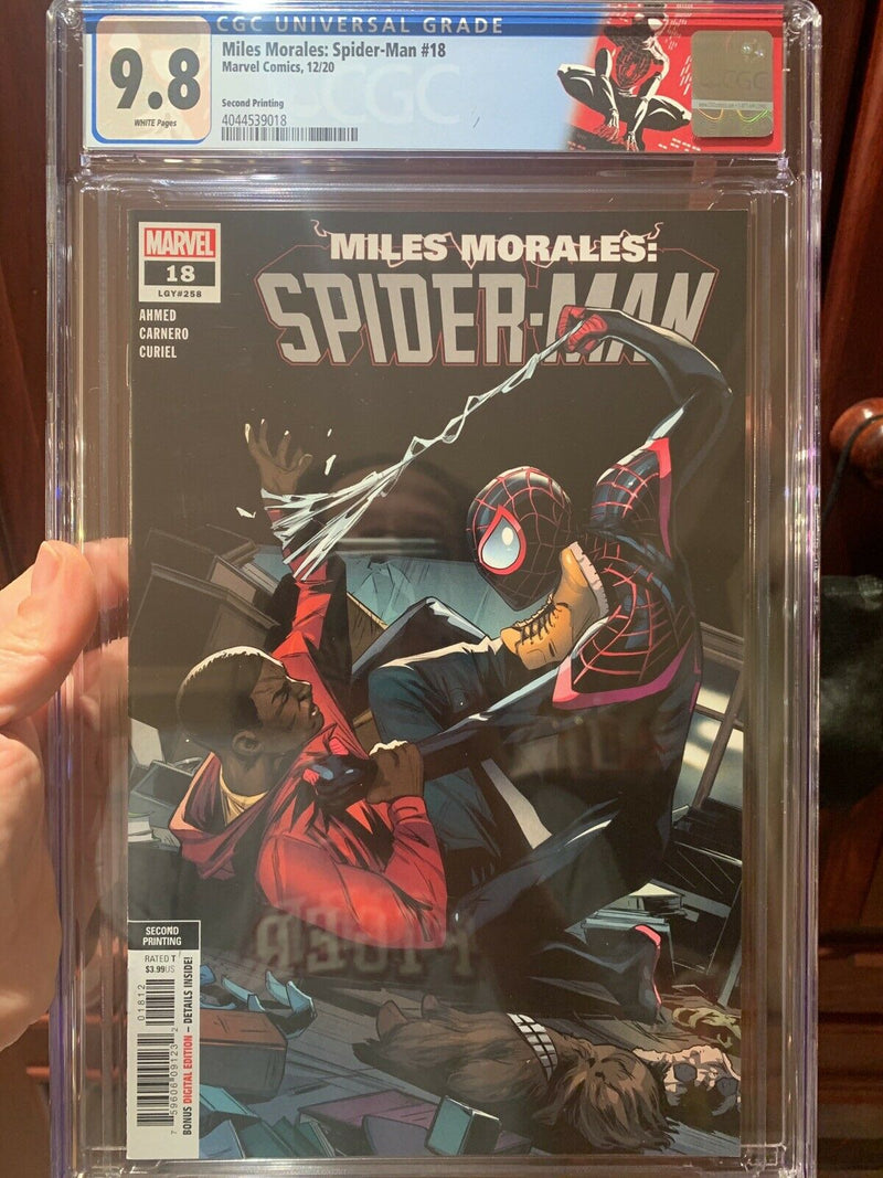 Miles Morales: Spider-Man 18 CGC 9.8  Assessor app Billie Morales  2nd Print