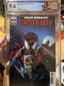 MILES MORALES SPIDERMAN 18 CGC 9.6  RAHZZAH VARIANT  CUSTOM LABEL L@@K!