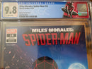MILES MORALES SPIDERMAN 18 CGC 9.8  RAHZZAH VARIANT  CUSTOM LABEL L@@K!