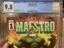 MAESTRO #1 CGC 9.8  INCREDIBLE HULK #1 DALE KEOWN HOMAGE VARIANT   L@@K!
