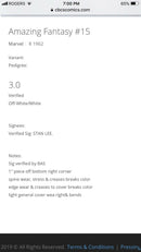 Amazing Fantasy 15 CBCS 3.0 Signed Stan Lee L@@K Not CGC!