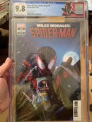 MILES MORALES SPIDERMAN 18 CGC 9.8  RAHZZAH VARIANT  CUSTOM LABEL L@@K!