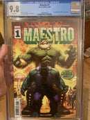 MAESTRO #1 CGC 9.8  INCREDIBLE HULK #1 DALE KEOWN HOMAGE VARIANT   L@@K!